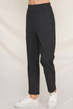 Jacquard Knit Pants - Black