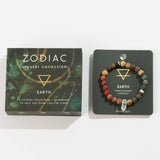 Zodiac Crystal Bead Bracelet Collection: Earth