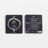 Zodiac Crystal Bead Bracelet Collection: Air