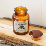 Amber + Smoke - Apothecary 8 oz Candle