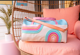 Duffle Bag - Double Rainbow (Light Blue/Pink)