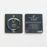 Zodiac Crystal Bead Bracelet Collection: Water