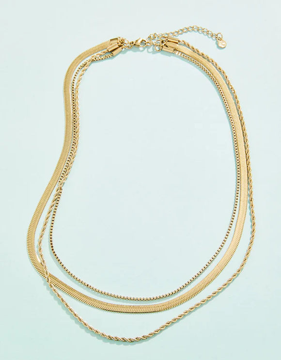 Folly Field Layered Necklace, 18