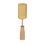 Stainless Steel Grater with Wood Handle
