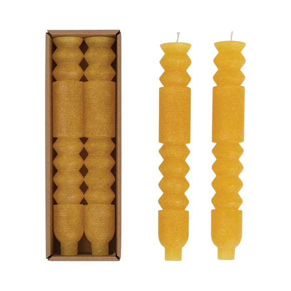 Totem Taper Candles in Box, Set of 2
