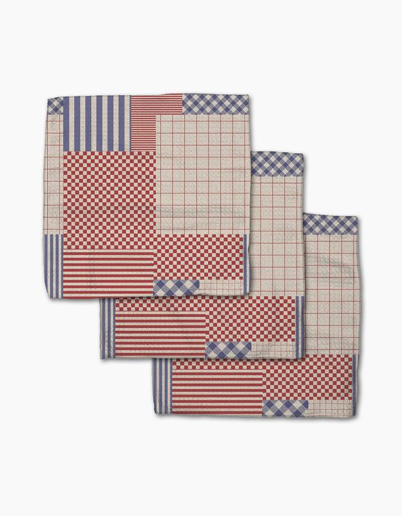 Patched Up Parade Dishcloth Set