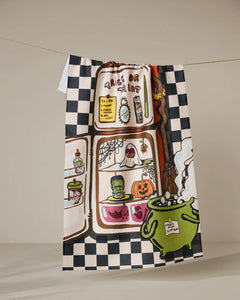 Spooky Roommates Tea Towel