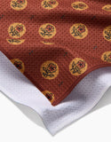 Artisanal Floral Orange Tea Towel