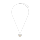 Pawprint Love You Silver Locket - 18in
