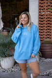 Enjoy the Little Things - Oversized Butter Hoodie (Blue)