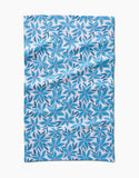 Winter Poinsettia Tea Towel