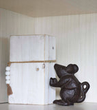 Cast Iron Bookend Mouse Figurine