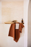 Clay Waffle Washcloth Set