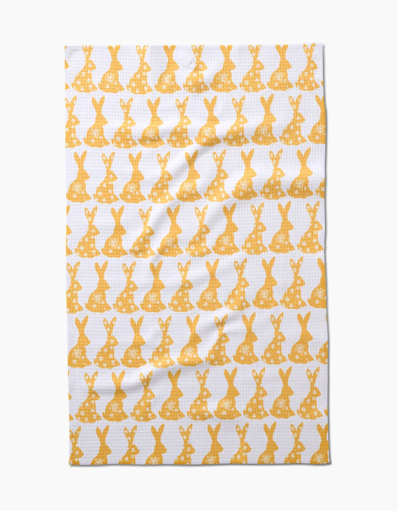 Floral Spring Bunny Luxe Hand Towel