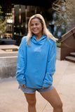 Enjoy the Little Things - Oversized Butter Hoodie (Blue)
