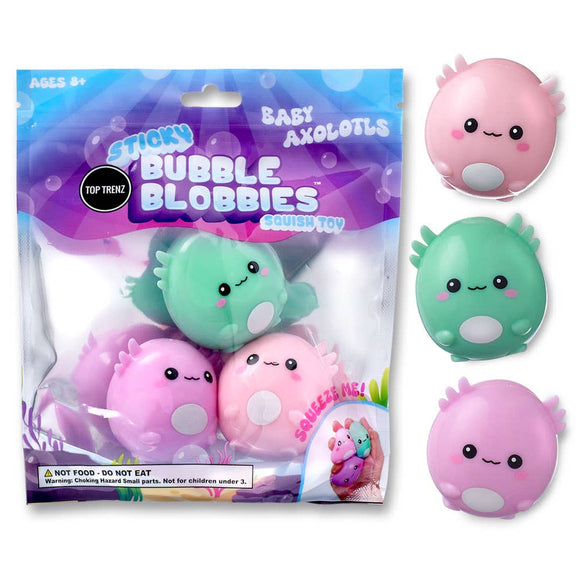 Baby Axolotls - Sticky Bubble Blobbies
