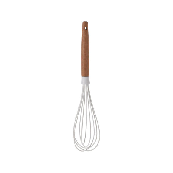 Beechwood & Stainless Steel Whisk