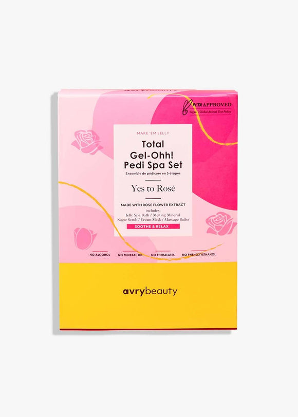 Yes to Rosé Total Gel-Ohh! Pedi Spa Set