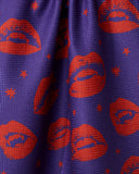 Fangs Purple Tea Towel