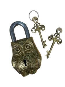 Brass & Stainless Steel Lock w/ 2 Keys