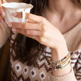 Hidden Message Bracelet - Crushing It/Amazonite/Gold