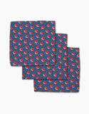 Four In A Row Dot Blue Dishcloth Set