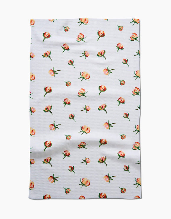Yellow Rosebuds Luxe Hand Towel
