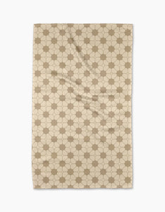 Flora Tile Tea Towel