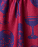 Ghostly Cheers Red Tea Towel