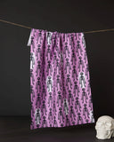 Resting Skeletons Tea Towel