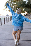 Enjoy the Little Things - Oversized Butter Hoodie (Blue)