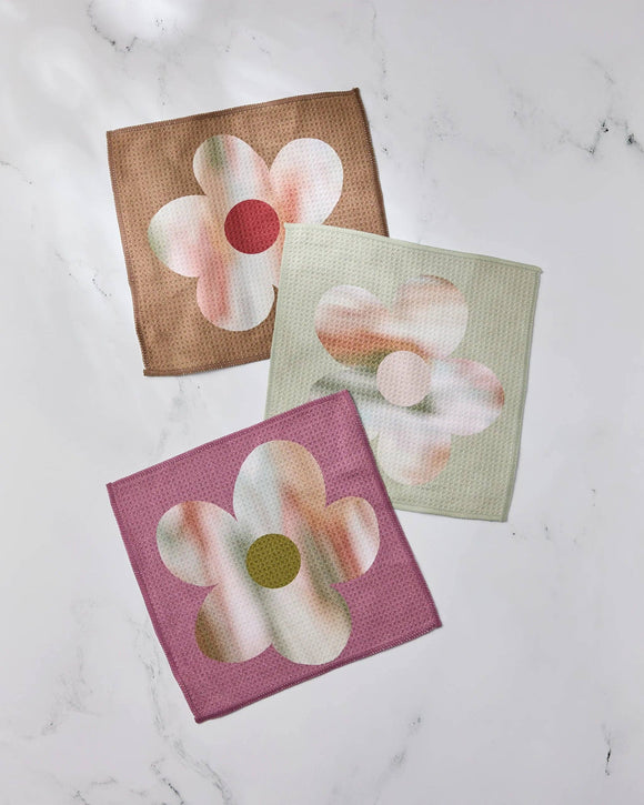 Brushed Bouquet Dishcloth Set