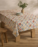 Italian Summer Grid Tablecloth