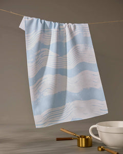 Brushline Lightblue Tea Towel