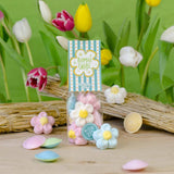 Sweet bag floral greetings candy mix with flowers
