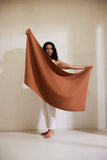 Clay Waffle Bath Towel