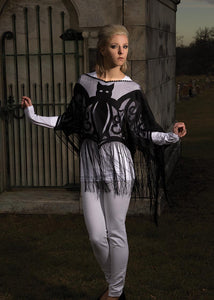 Bats! Fringe Poncho