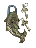 Brass & Stainless Steel Lock w/ 2 Keys