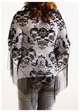 Damask Halloween Shawl