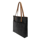 Danica Tote w/ Laptop Bag - Black