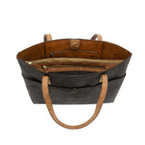 Danica Tote w/ Laptop Bag - Black