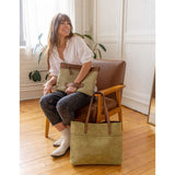 Danica Tote w/ Laptop Bag - Sage