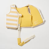 Kids Swim Vest 1-2 Sammy the Seagull Mustard Stripe