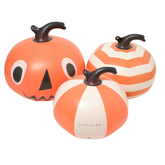 Light Up Pumpkins Orange Set of 3