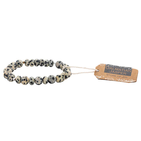 Dalmatian Jasper Bracelet - Stone of Joy