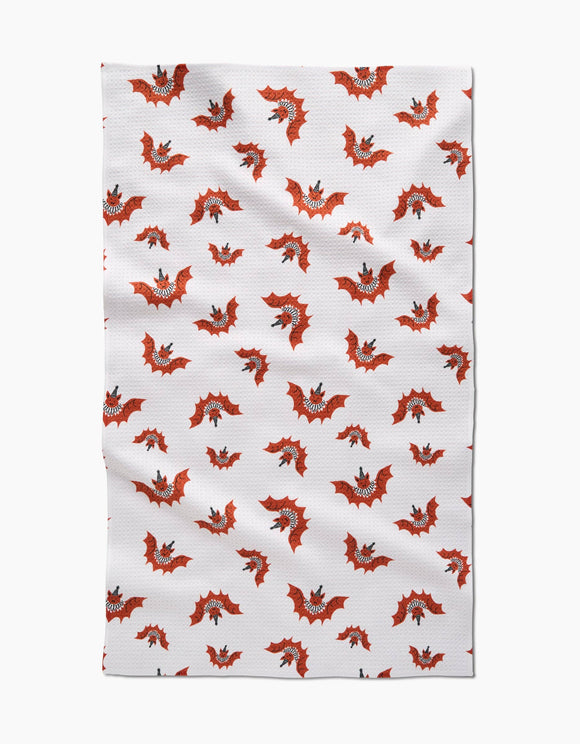 Happy Hallobats Tea Towel