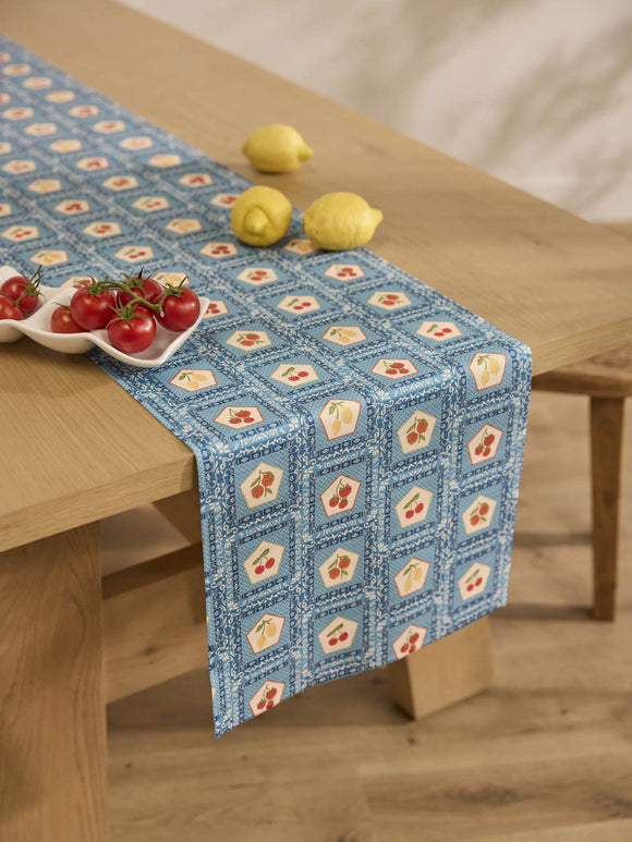 Italian Tiles Table Runner