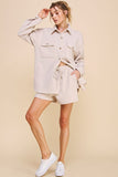 Jacquard Knit Shirt - Sand
