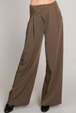 Olive- Wide Leg Pants