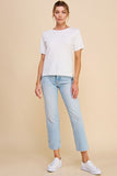 Short Sleeve Pullover- Off White